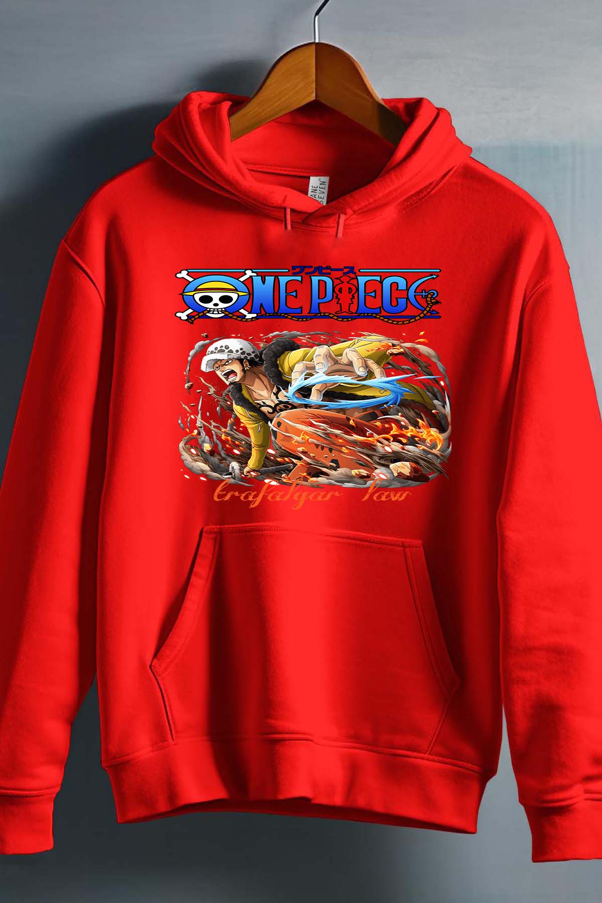 COULEUR:Rouge|Sweat Capuche Garçon | Attack One Piece 07 Rouge