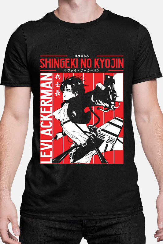 COULEUR:Noir|T-shirt Homme | Attaques des Titans 16 Noir