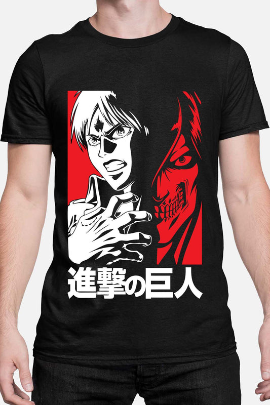 COULEUR:Noir|T-shirt Homme | Attaques des Titans 1 Noir