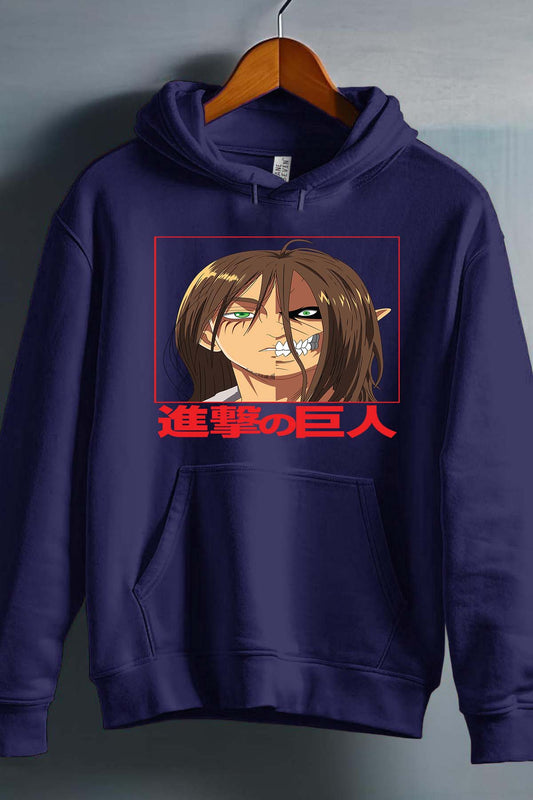 COULEUR:Marine|Sweat Capuche Garçon | Attaques des Titans 20 Marine