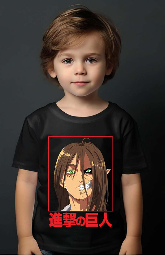 COULEUR:Noir|T-shirt Garçon | Attaques des Titans 20 Noir