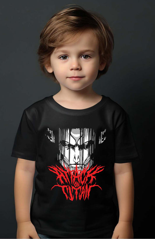 COULEUR:Noir|T-shirt Garçon | Attaques des Titans 21 Noir