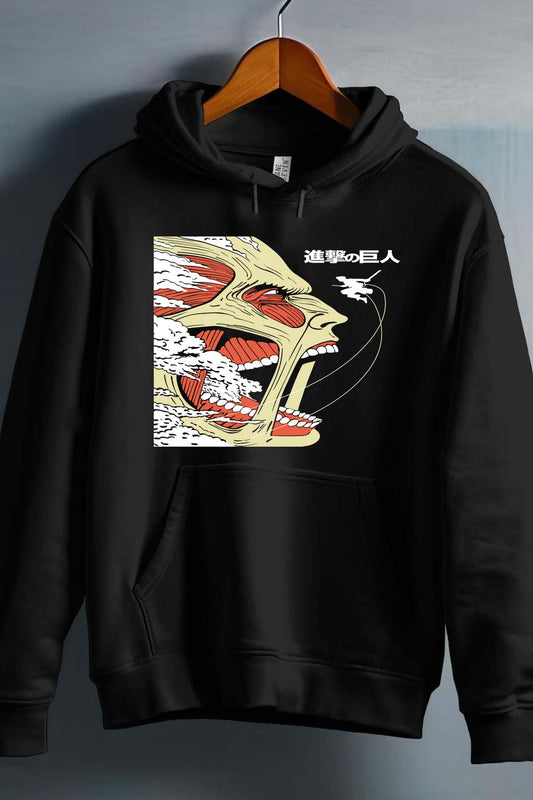COULEUR:Noir|Sweat Capuche Homme | Attaques des Titans 22 Noir