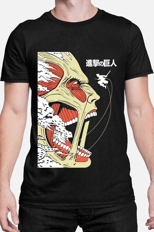 COULEUR:Noir|T-shirt Homme | Attaques des Titans 22 Noir