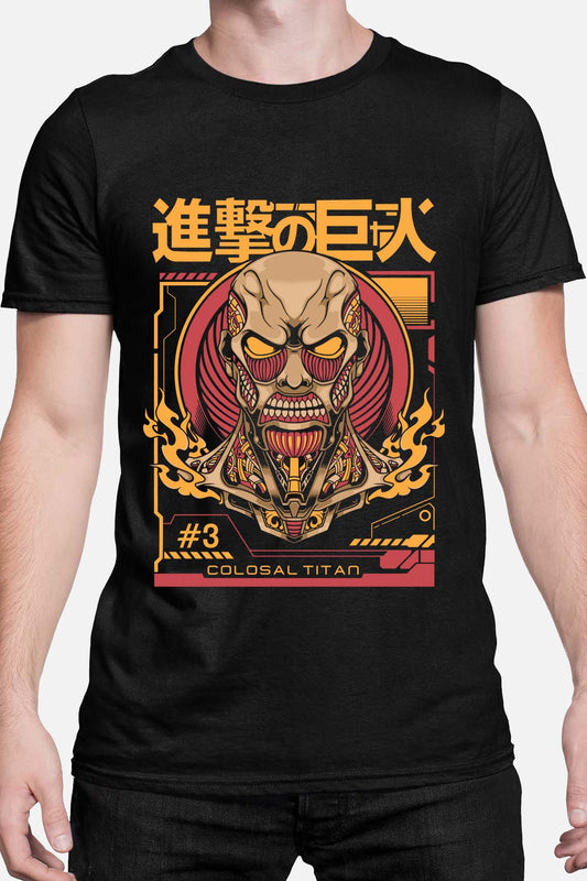 COULEUR:Noir|T-shirt Homme | Attaques des Titans 23 Noir