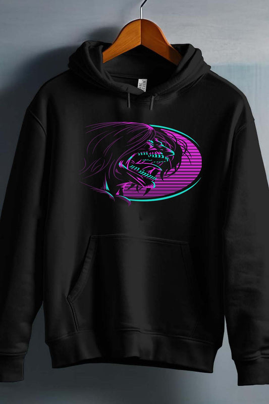 COULEUR:Noir|Sweat Capuche Garçon | Attaques des Titans 25 Noir