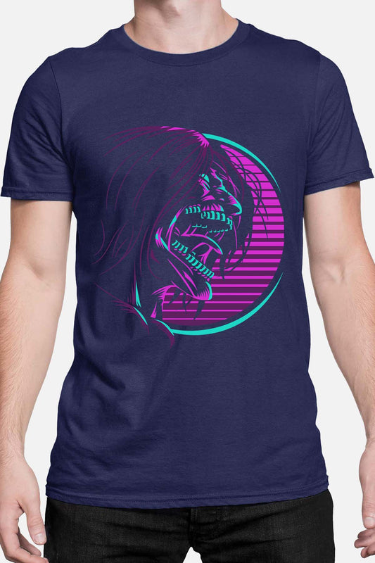 COULEUR:Marine|T-shirt Homme | Attaques des Titans 25 Marine