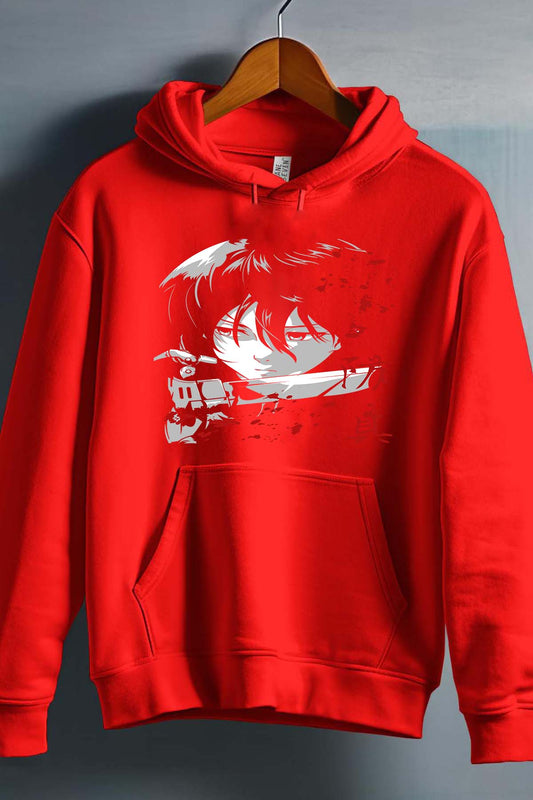 COULEUR:Rouge|Sweat Capuche Garçon | Attaques des Titans 26 Rouge