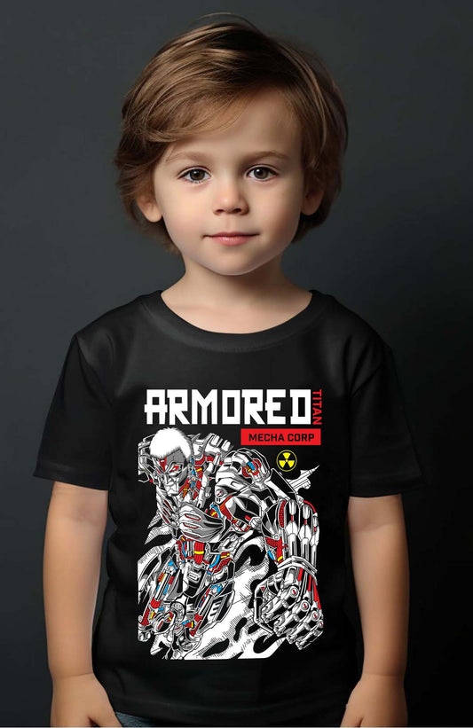 COULEUR:Noir|T-shirt Garçon | Attaques des Titans 27 Noir
