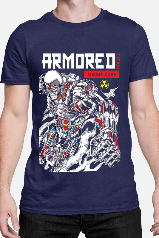 COULEUR:Marine|T-shirt Homme | Attaques des Titans 27 Marine