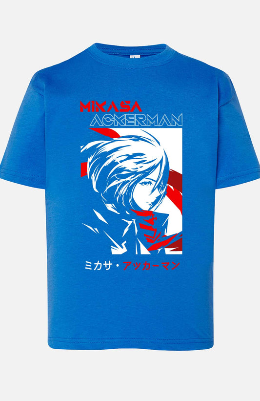 COULEUR:Bleu Roi|T-shirt Garçon | Attaques des Titans 29 Bleu Roi
