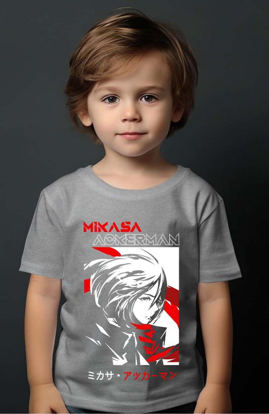 COULEUR:Gris|T-shirt Garçon | Attaques des Titans 29 Gris
