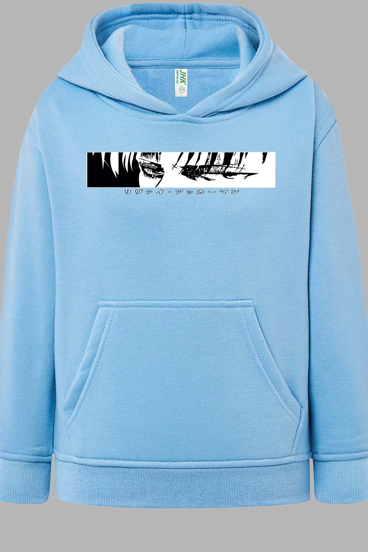 COULEUR:Bleu Ciel|Sweat Capuche Homme | Attaques des Titans 30 Bleu Ciel