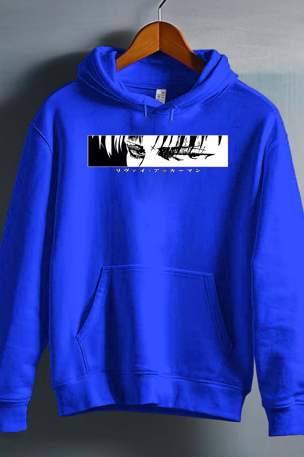 COULEUR:Bleu Roi|Sweat Capuche Homme | Attaques des Titans 30 Bleu Roi