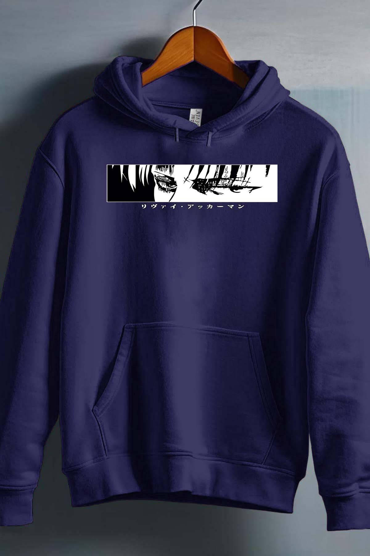 COULEUR:Marine|Sweat Capuche Homme | Attaques des Titans 30 Marine