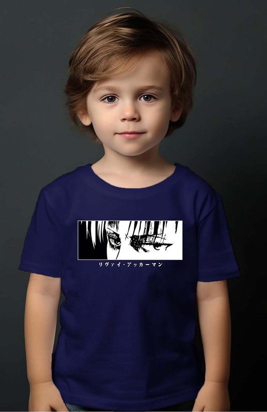 COULEUR:Marine|T-shirt Garçon | Attaques des Titans 30 Marine