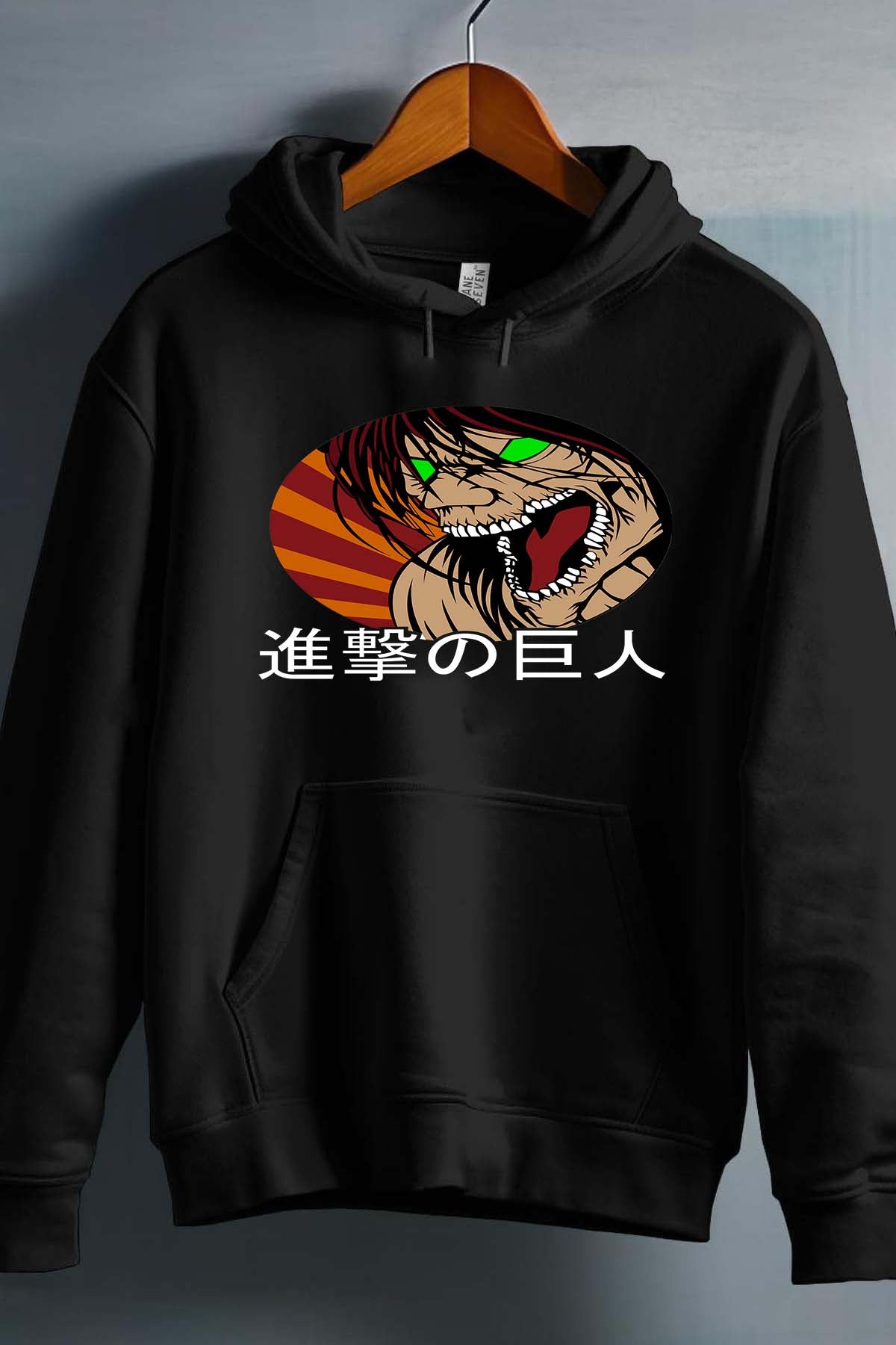 COULEUR:Noir|Sweat Capuche Garçon | Attaques des Titans 4 Noir