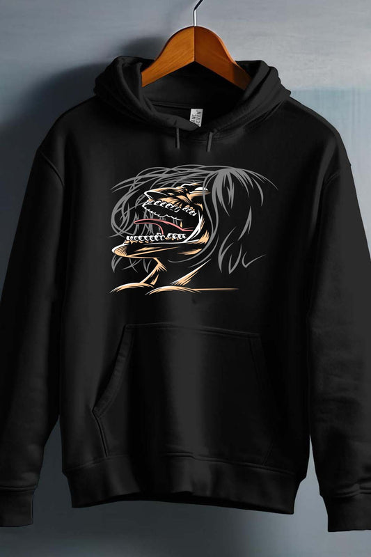 COULEUR:Noir|Sweat Capuche Homme | Attaques des Titans 6 Noir