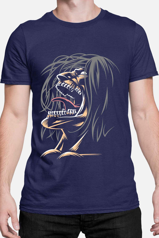 COULEUR:Marine|T-shirt Homme | Attaques des Titans 6 Marine