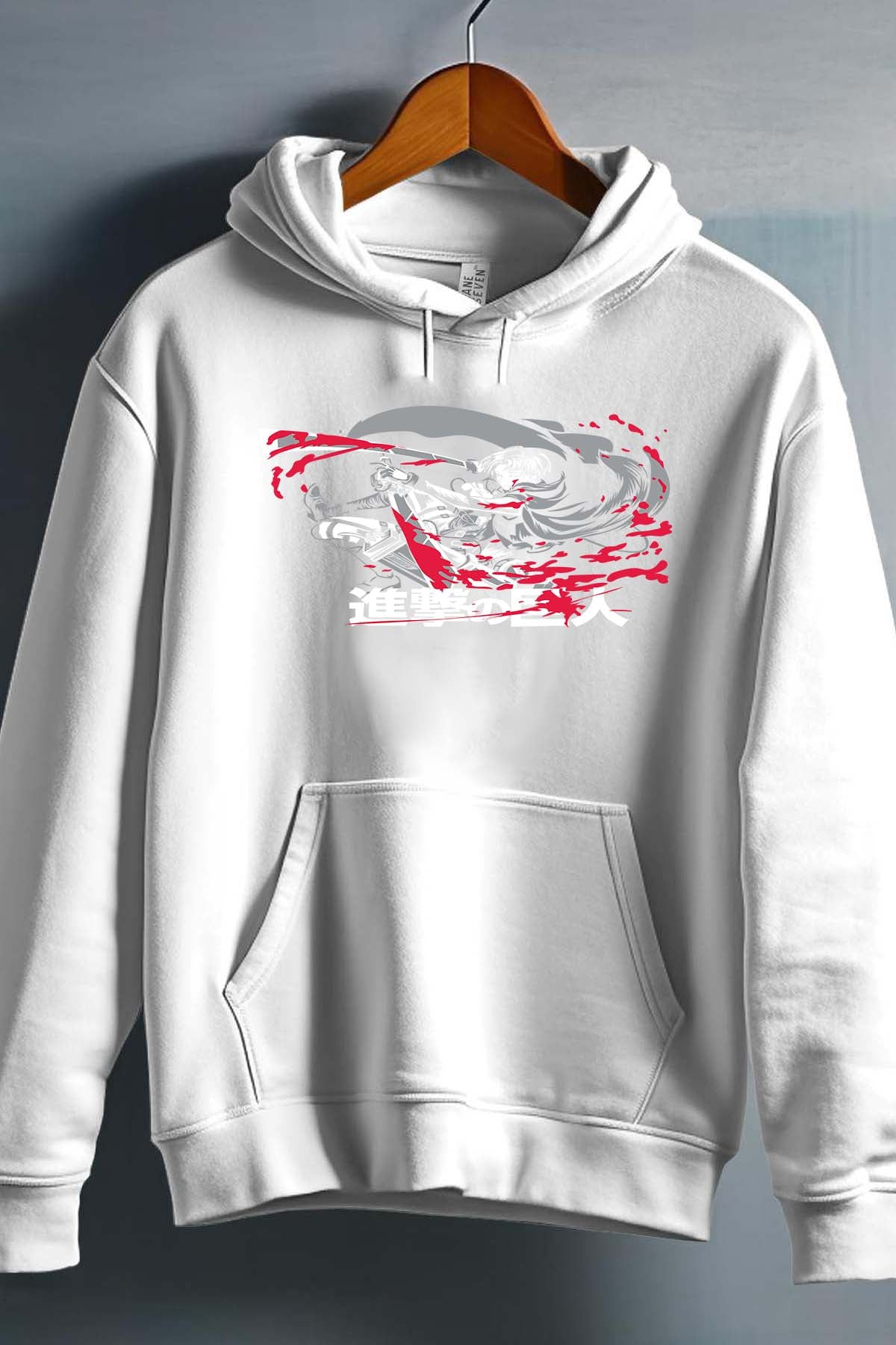 COULEUR:Blanc|Sweat Capuche Garçon | Attaques des Titans 7 Blanc