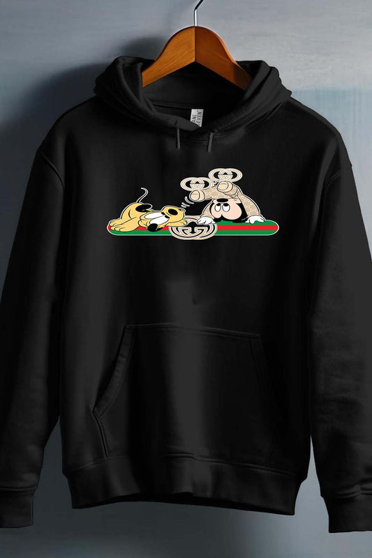 COULEUR:Noir|Sweat Capuche Garçon | BB Mickey Plutit Gucci Noir