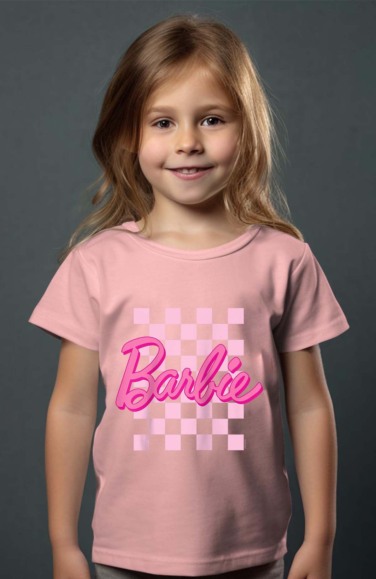 COULEUR:Rose|T-shirt Fille | Barbie Raglan Rose