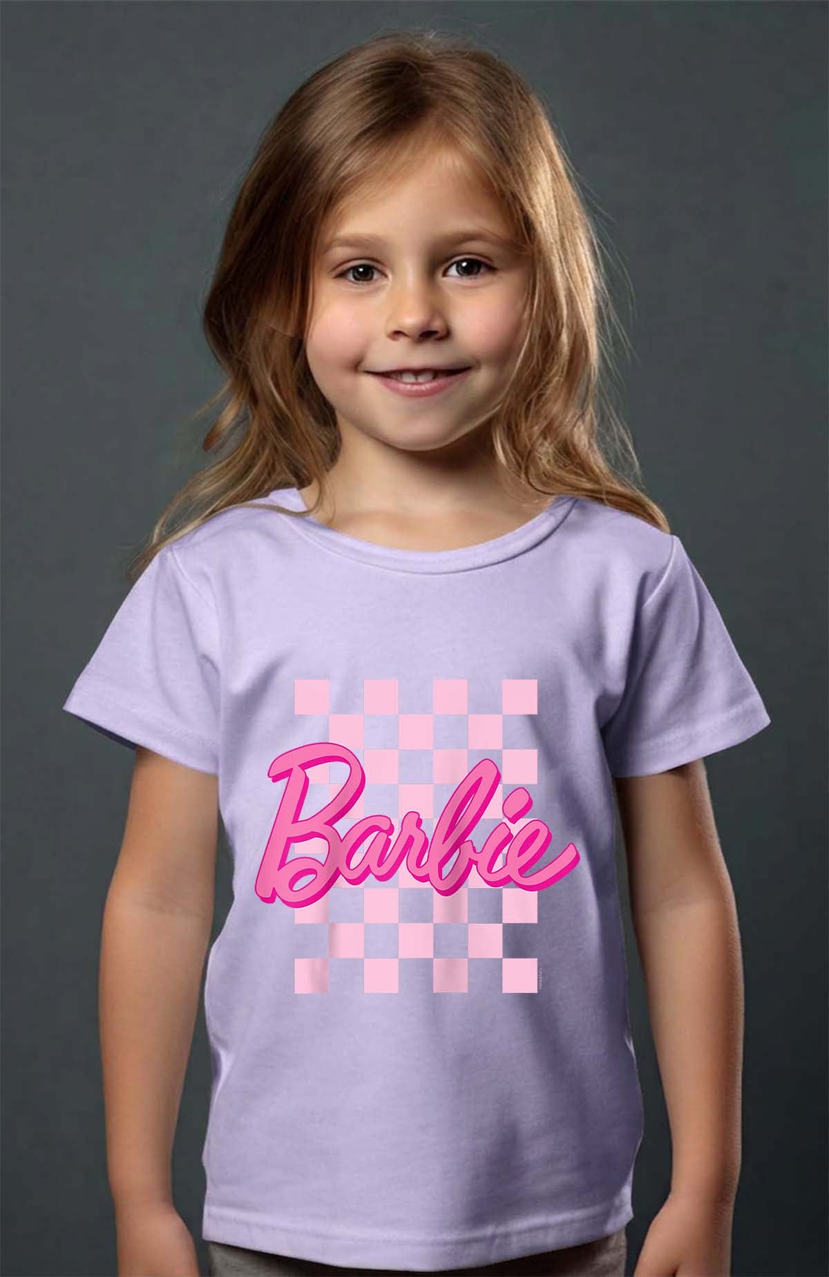COULEUR:Violet|T-shirt Fille | Barbie Raglan Violet