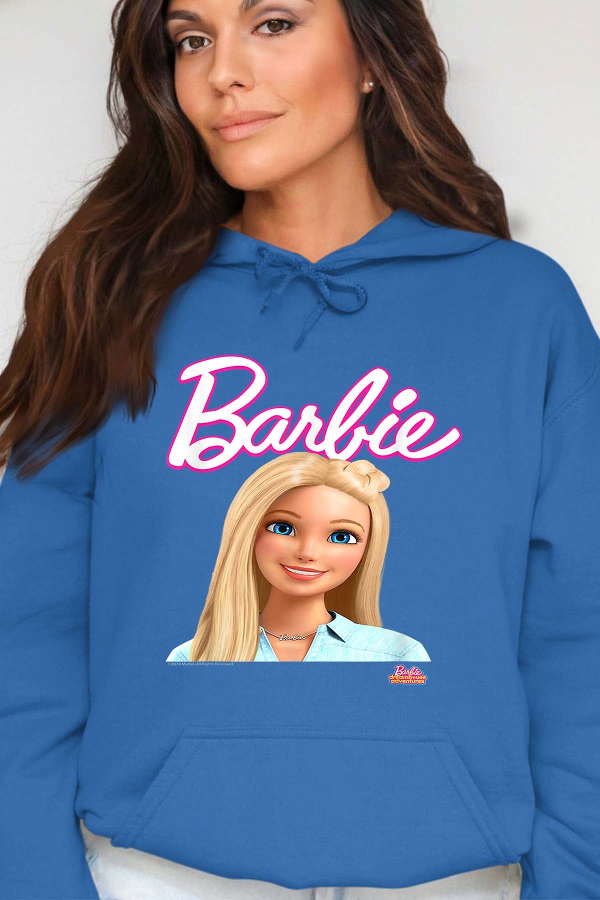 COULEUR:Bleu Roi|Sweat Capuche Femme | Barbie dolls Bleu Roi