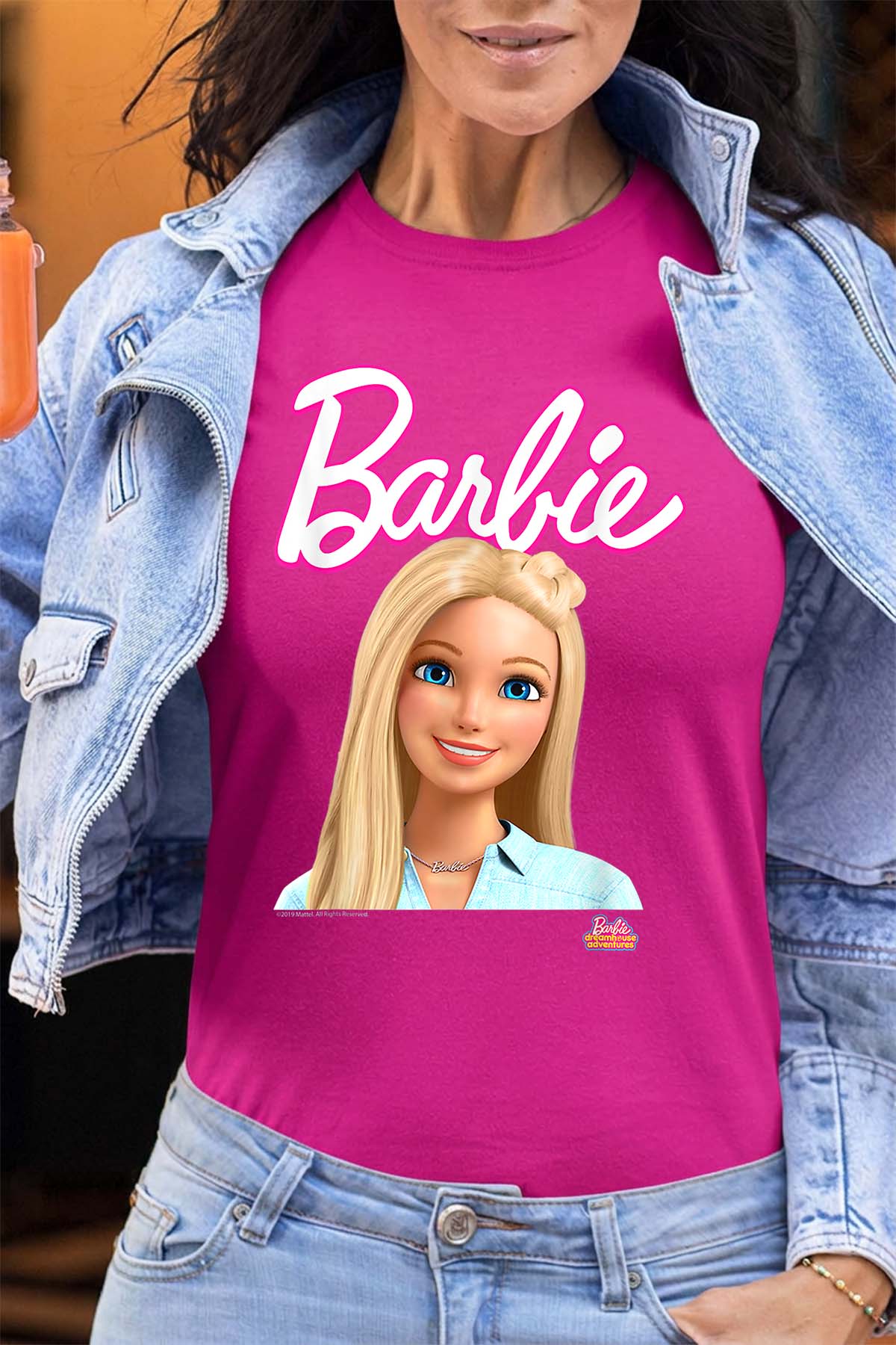 COULEUR:Fuchsia|T-shirt Femme | Barbie dolls Fuchsia