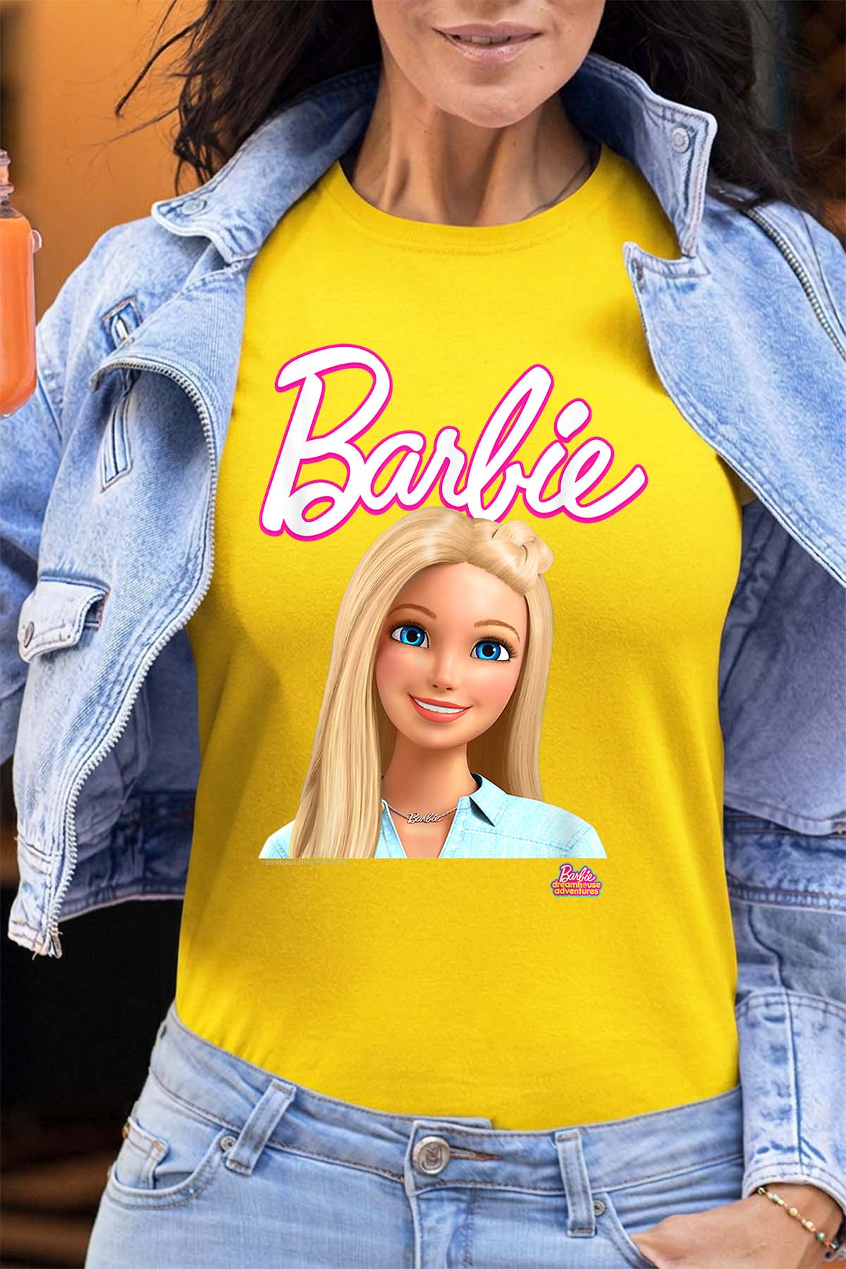 COULEUR:Jaune|T-shirt Femme | Barbie dolls Jaune