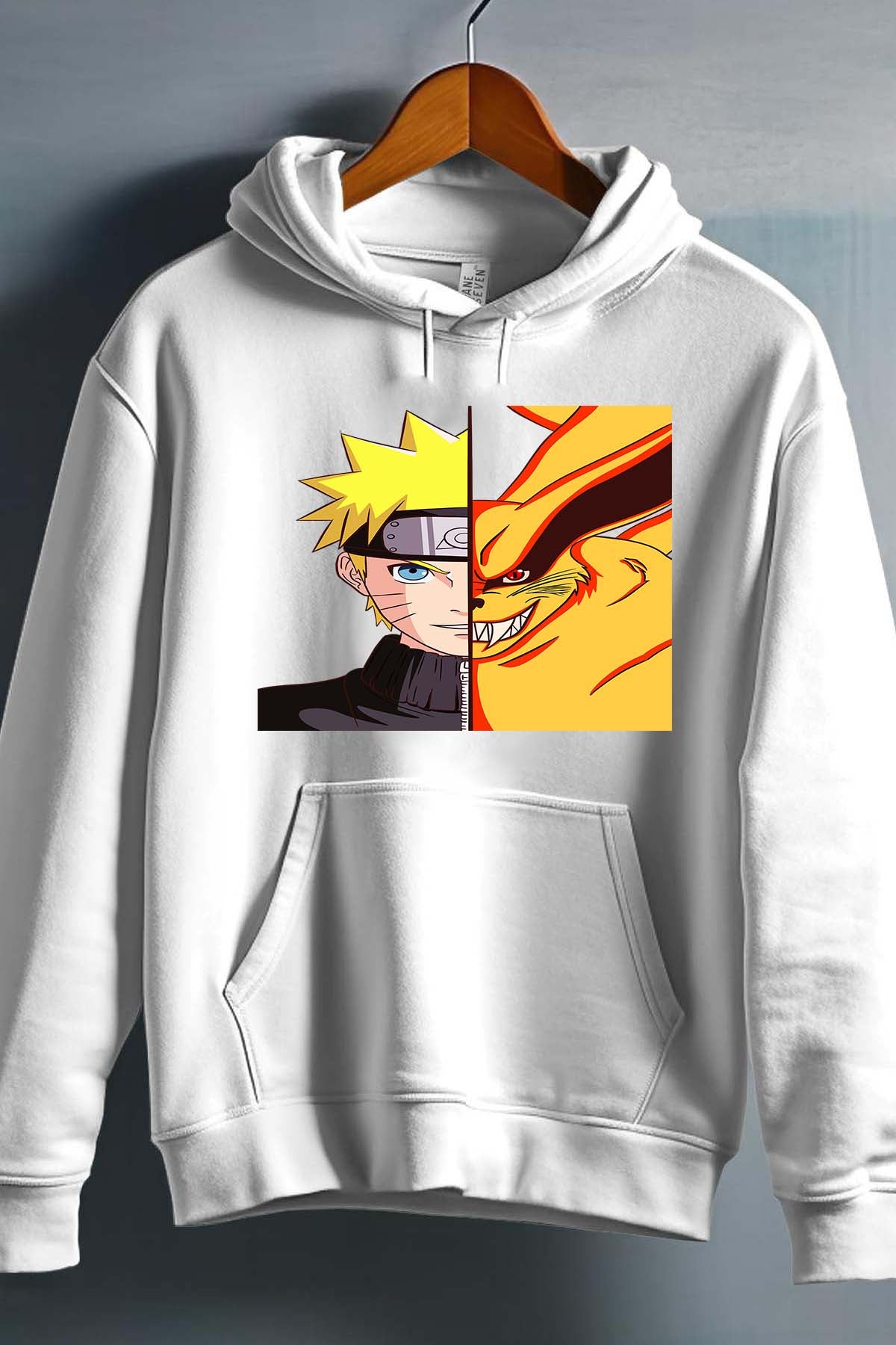 COULEUR:Blanc|Sweat Capuche Garçon | Binaruto Blanc