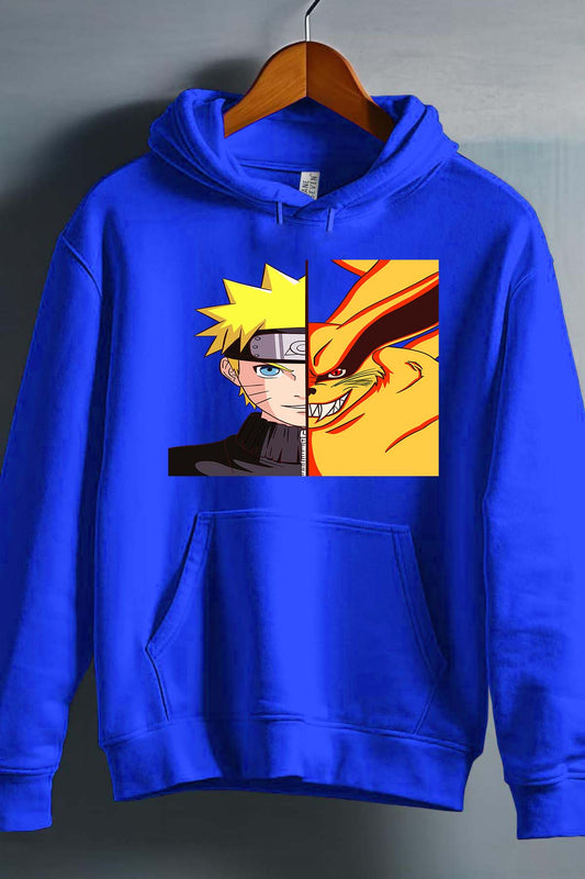 COULEUR:Bleu Roi|Sweat Capuche Garçon | Binaruto Bleu Roi