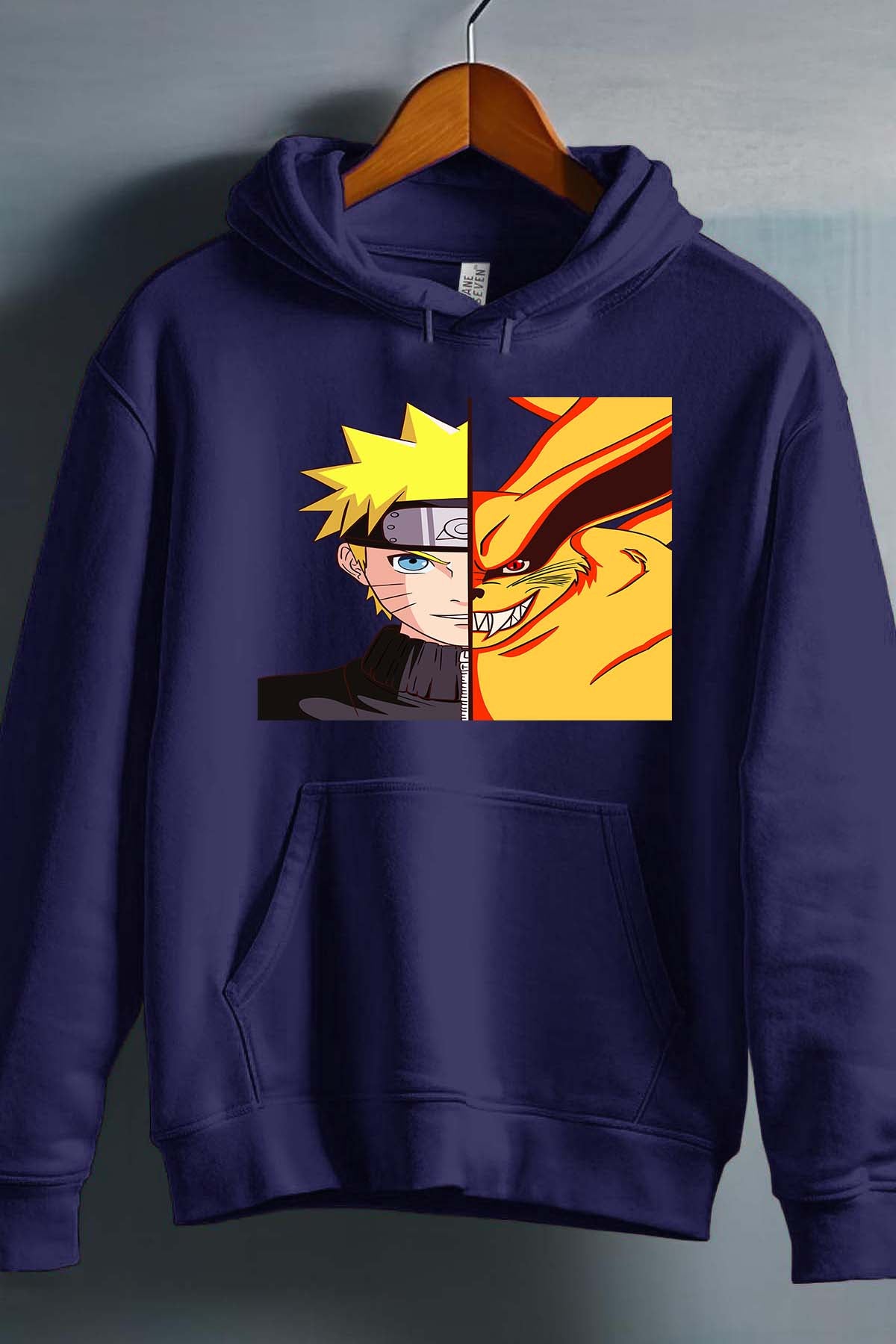 COULEUR:Marine|Sweat Capuche Garçon | Binaruto Marine