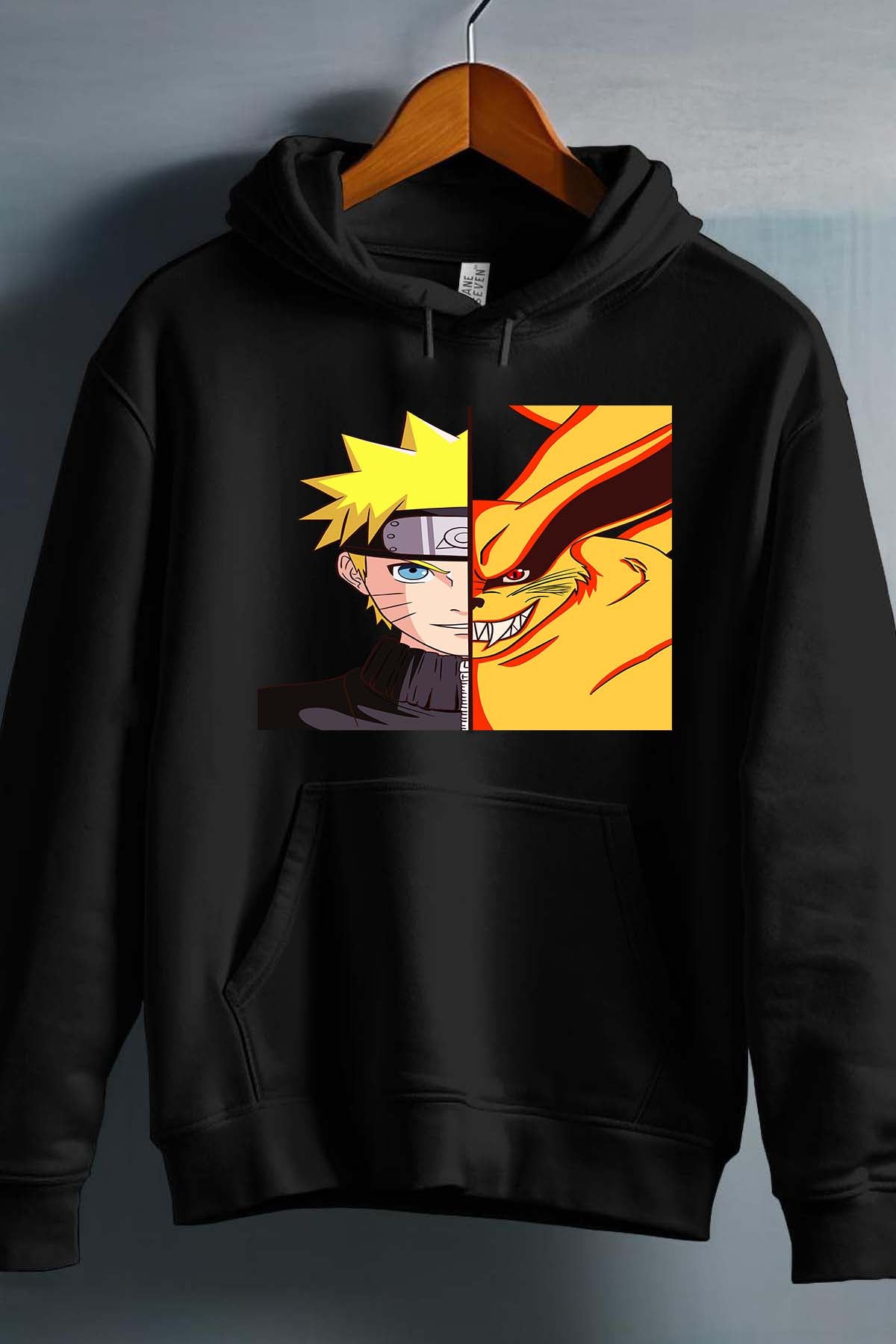 COULEUR:Noir|Sweat Capuche Garçon | Binaruto Noir
