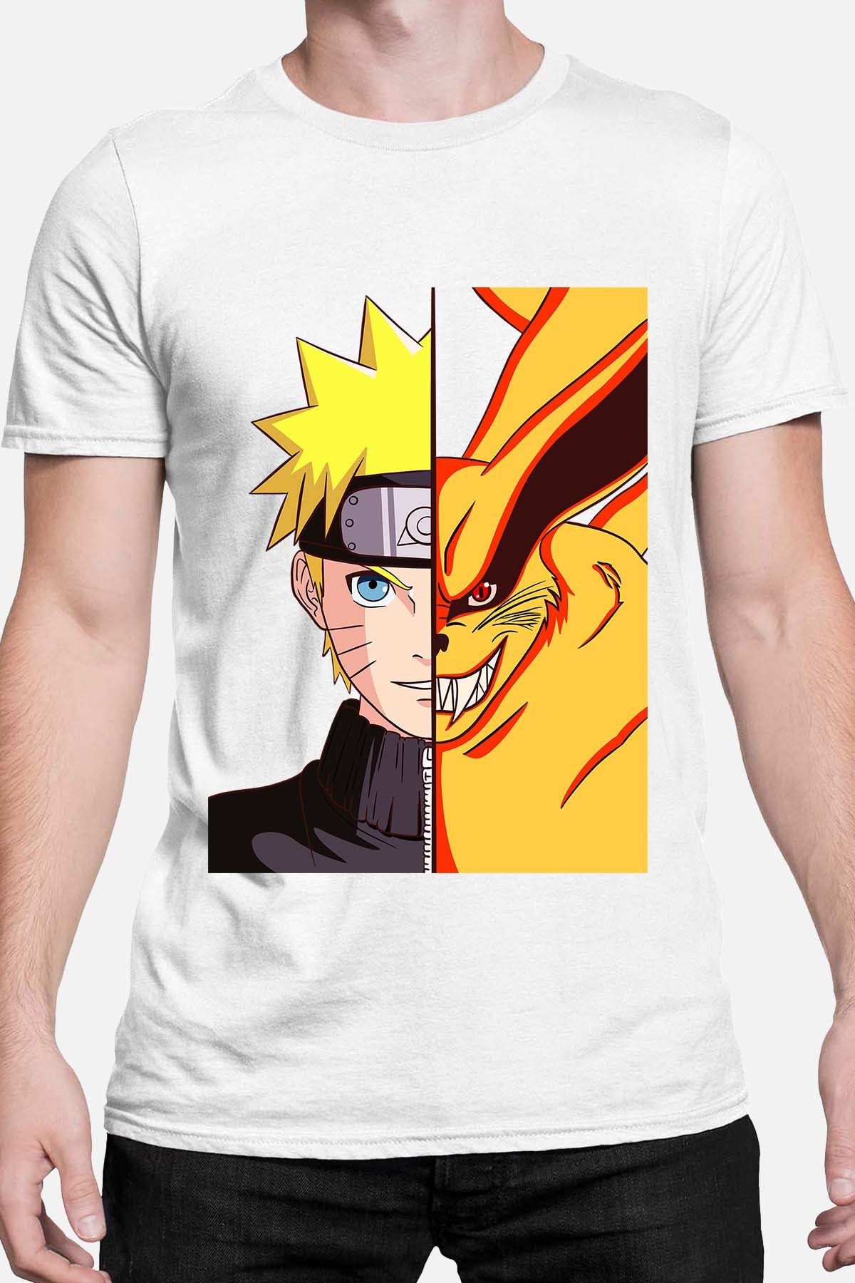 COULEUR:Blanc|T-shirt Homme | Binaruto Blanc