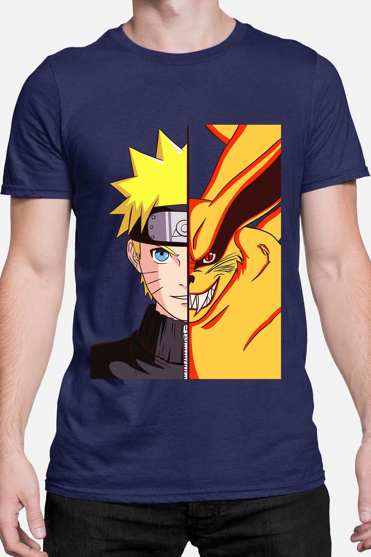 COULEUR:Marine|T-shirt Homme | Binaruto Marine