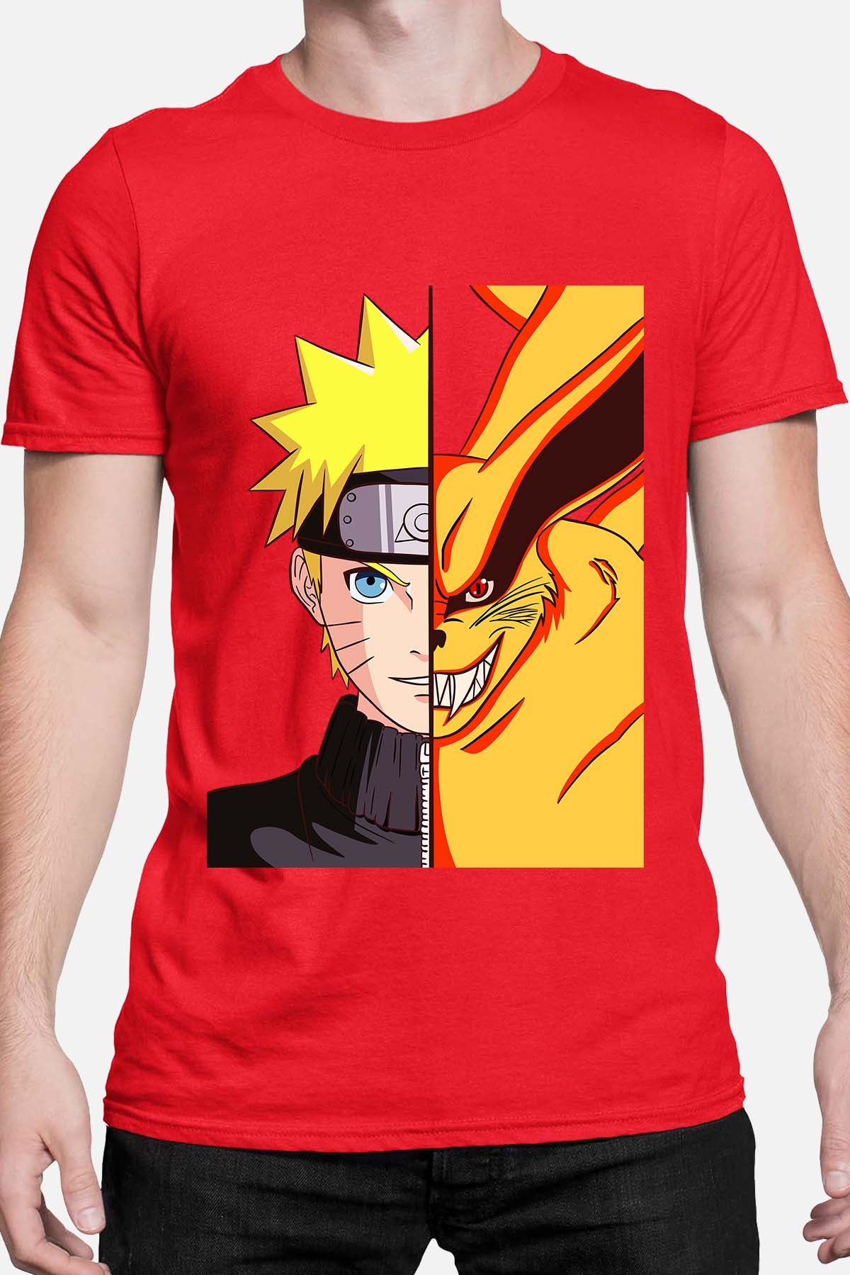 COULEUR:Rouge|T-shirt Homme | Binaruto Rouge