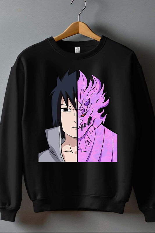 COULEUR:Noir|Sweat Col Rond Homme | Bisasuke Noir