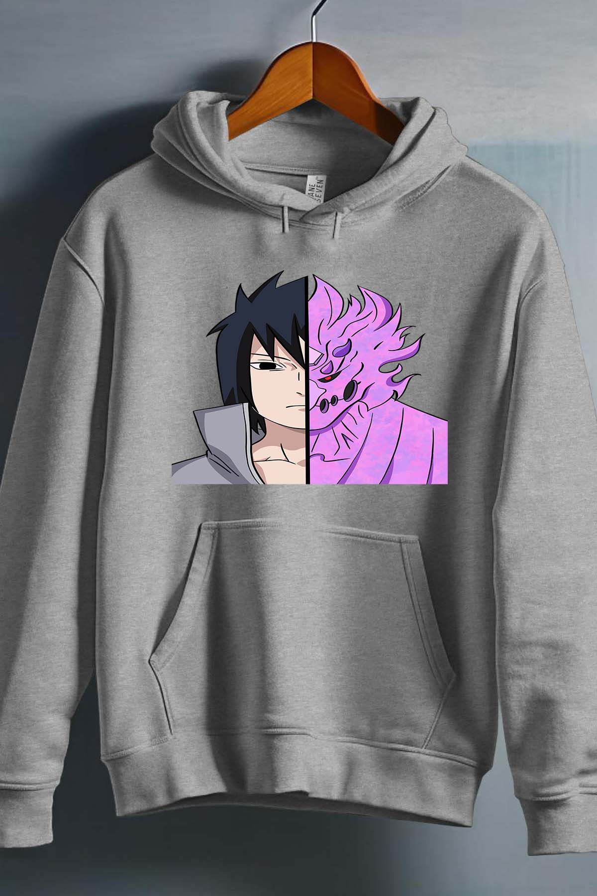 COULEUR:Gris|Sweat Capuche Garçon | Bisasuke Gris
