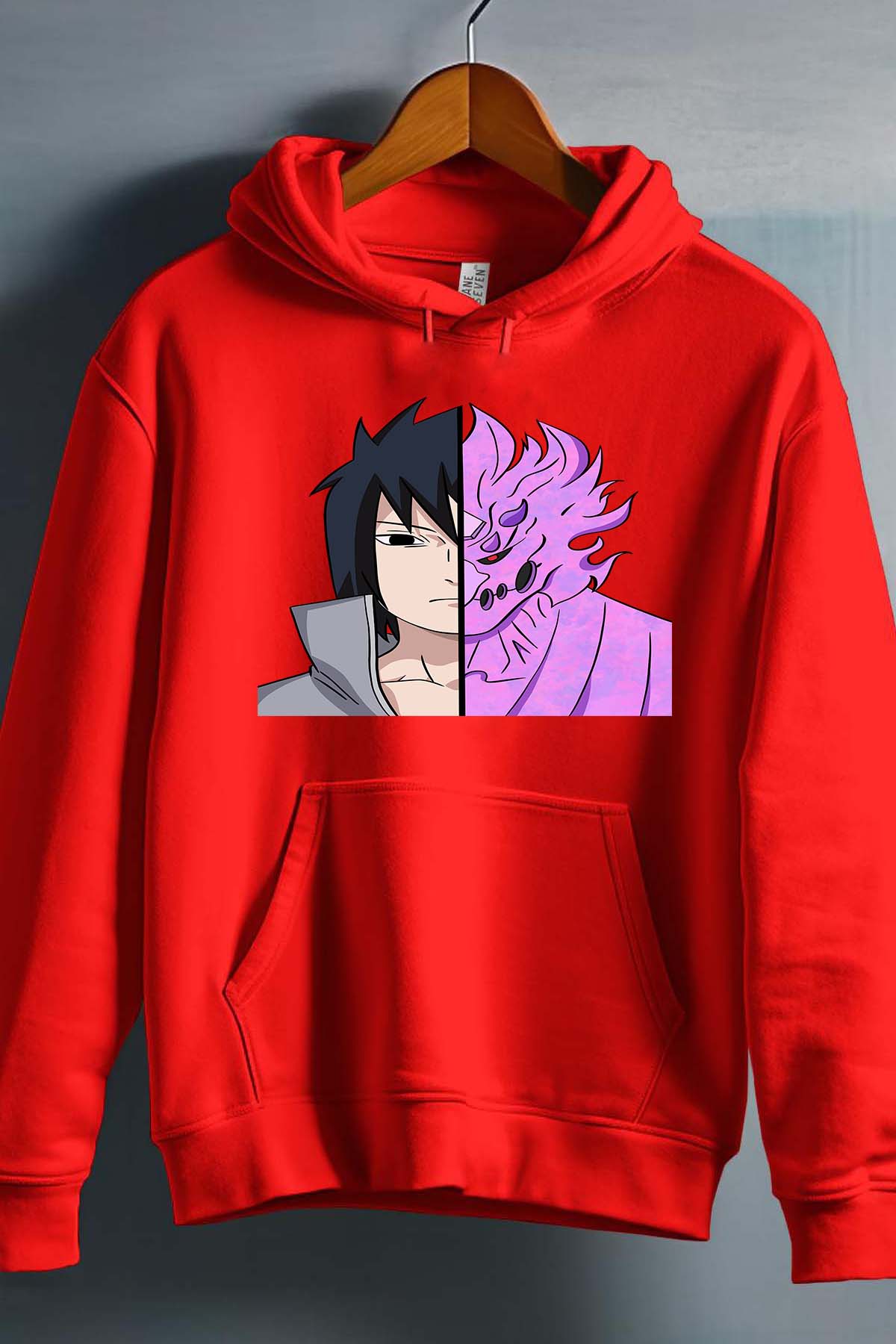 COULEUR:Rouge|Sweat Capuche Homme | Bisasuke Rouge