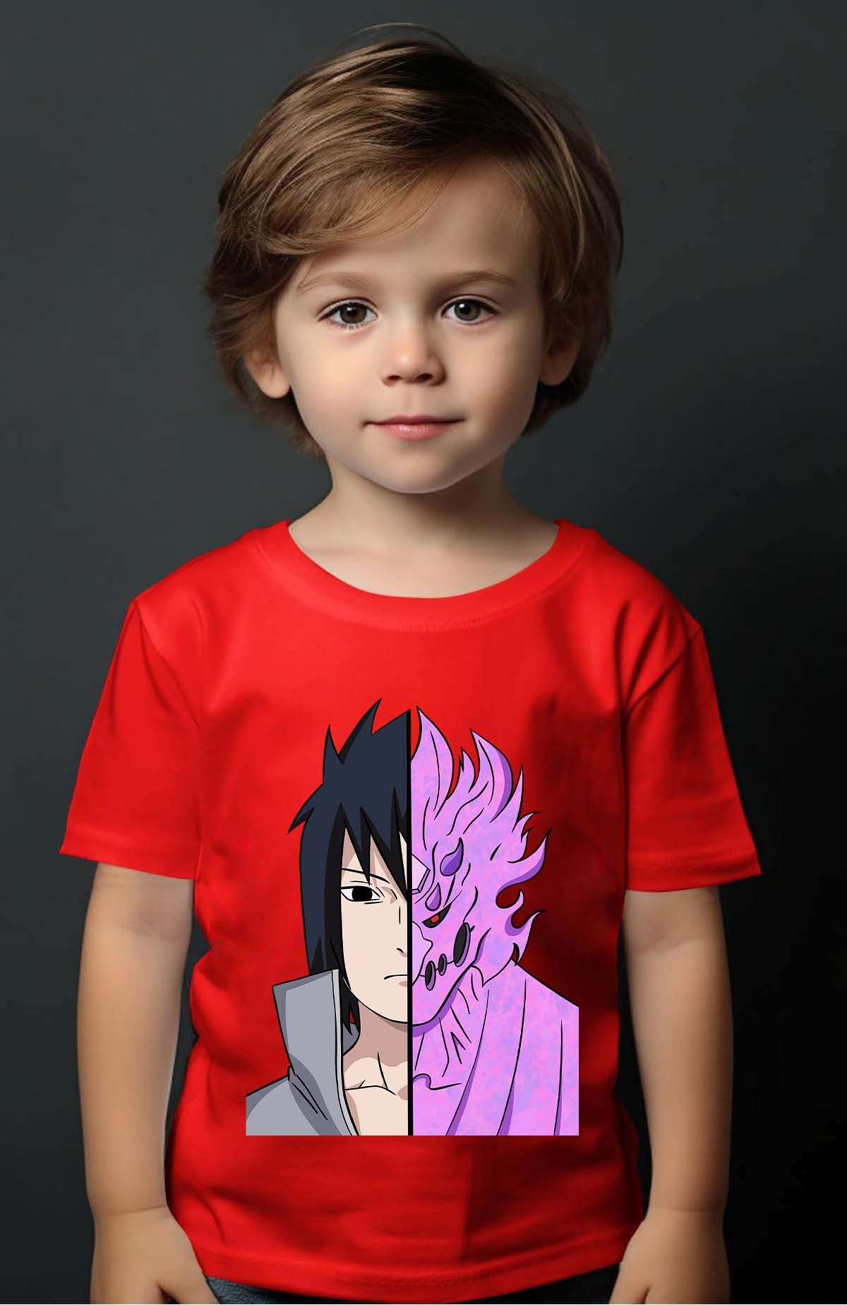 COULEUR:Rouge|T-shirt Garçon | Bisasuke Rouge