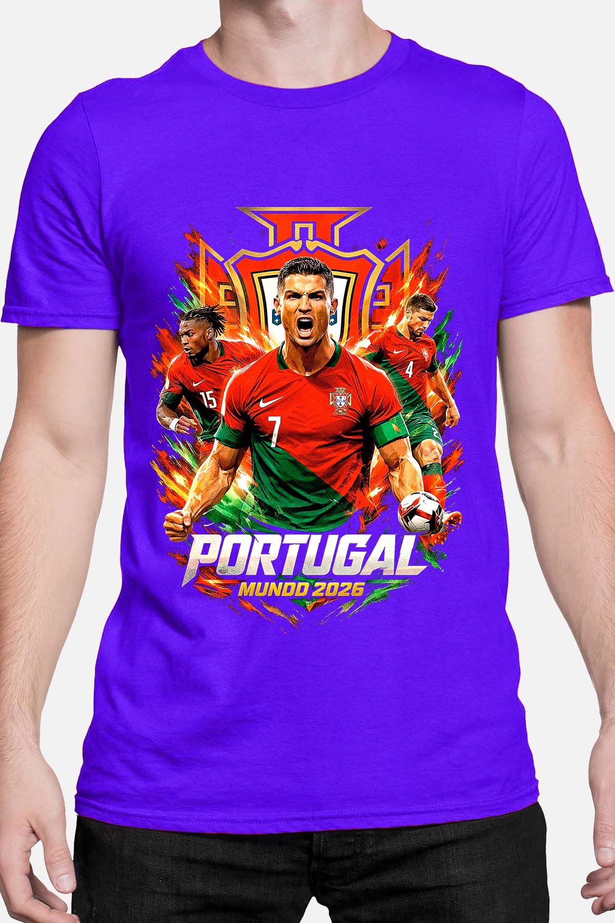 T-shirt Homme | Bootleg Portugal 1 Raw
