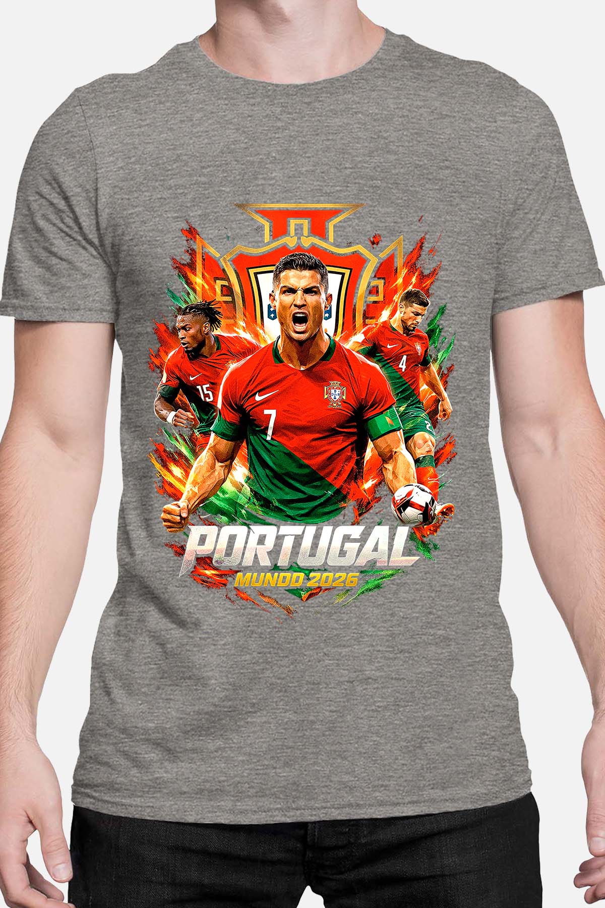 T-shirt Homme | Bootleg Portugal 1 Raw