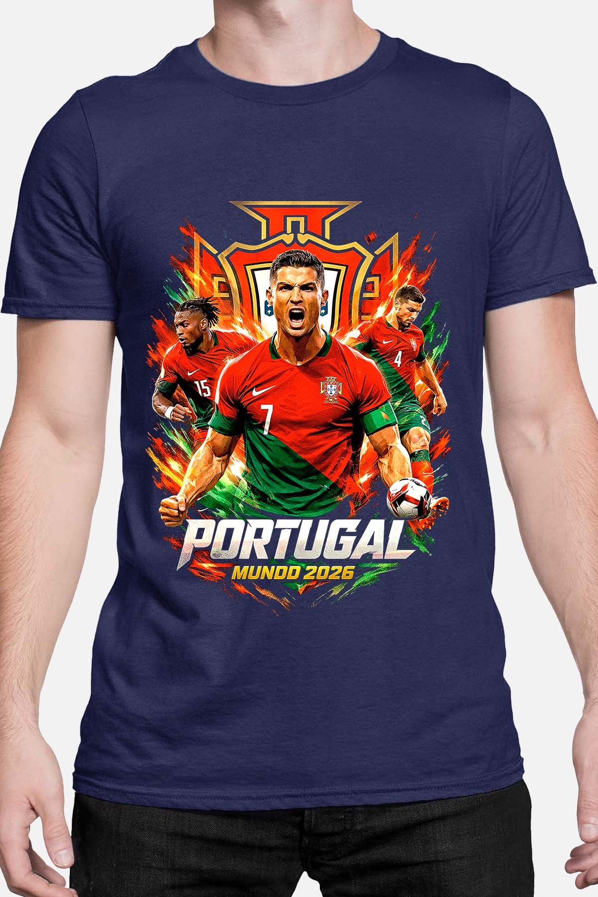 T-shirt Homme | Bootleg Portugal 1 Raw