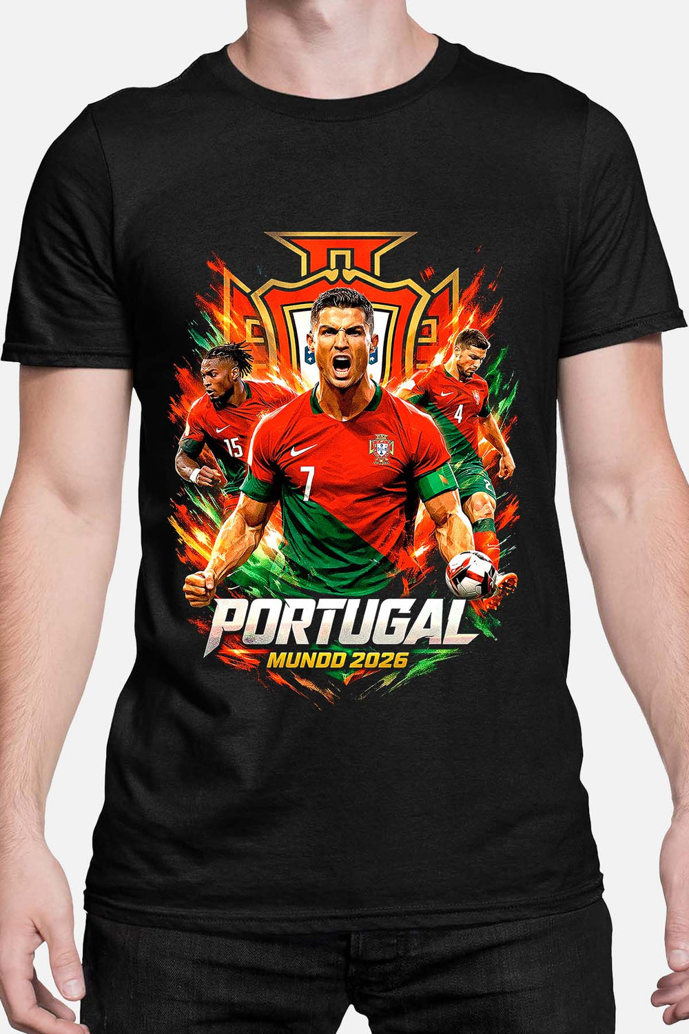 T-shirt Homme | Bootleg Portugal 1 Raw