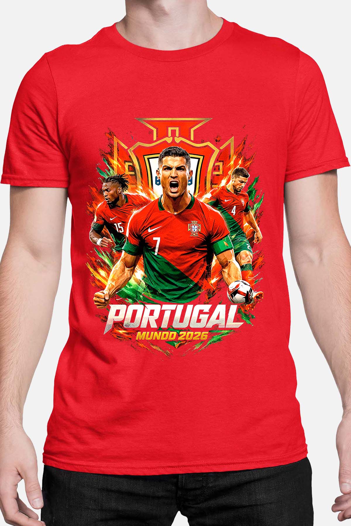 T-shirt Homme | Bootleg Portugal 1 Raw