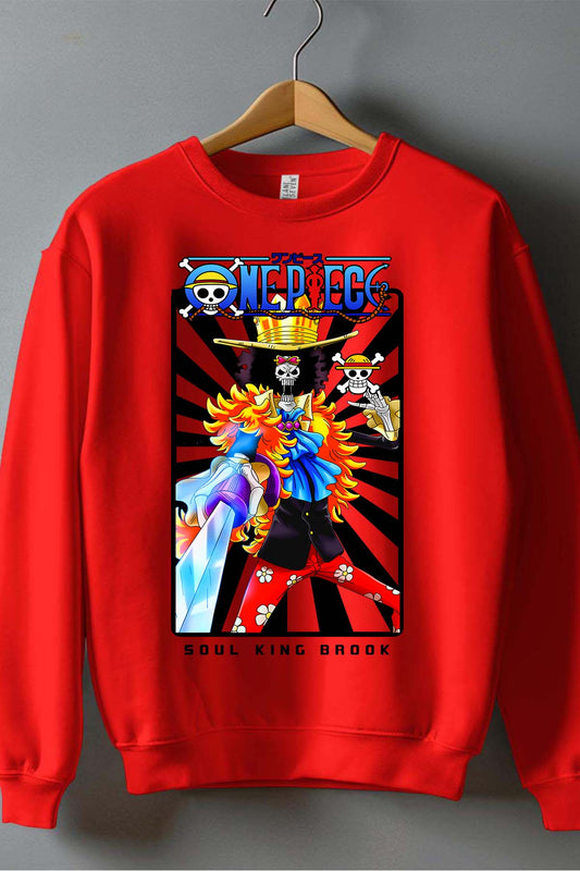 COULEUR:Rouge|Sweat Col Rond Garçon | Card BROOK 01 Rouge
