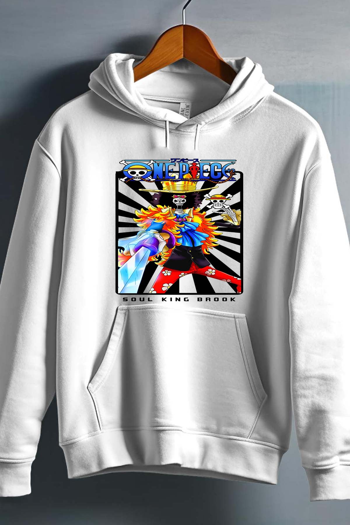COULEUR:Blanc|Sweat Capuche Garçon | Card BROOK 01 Blanc