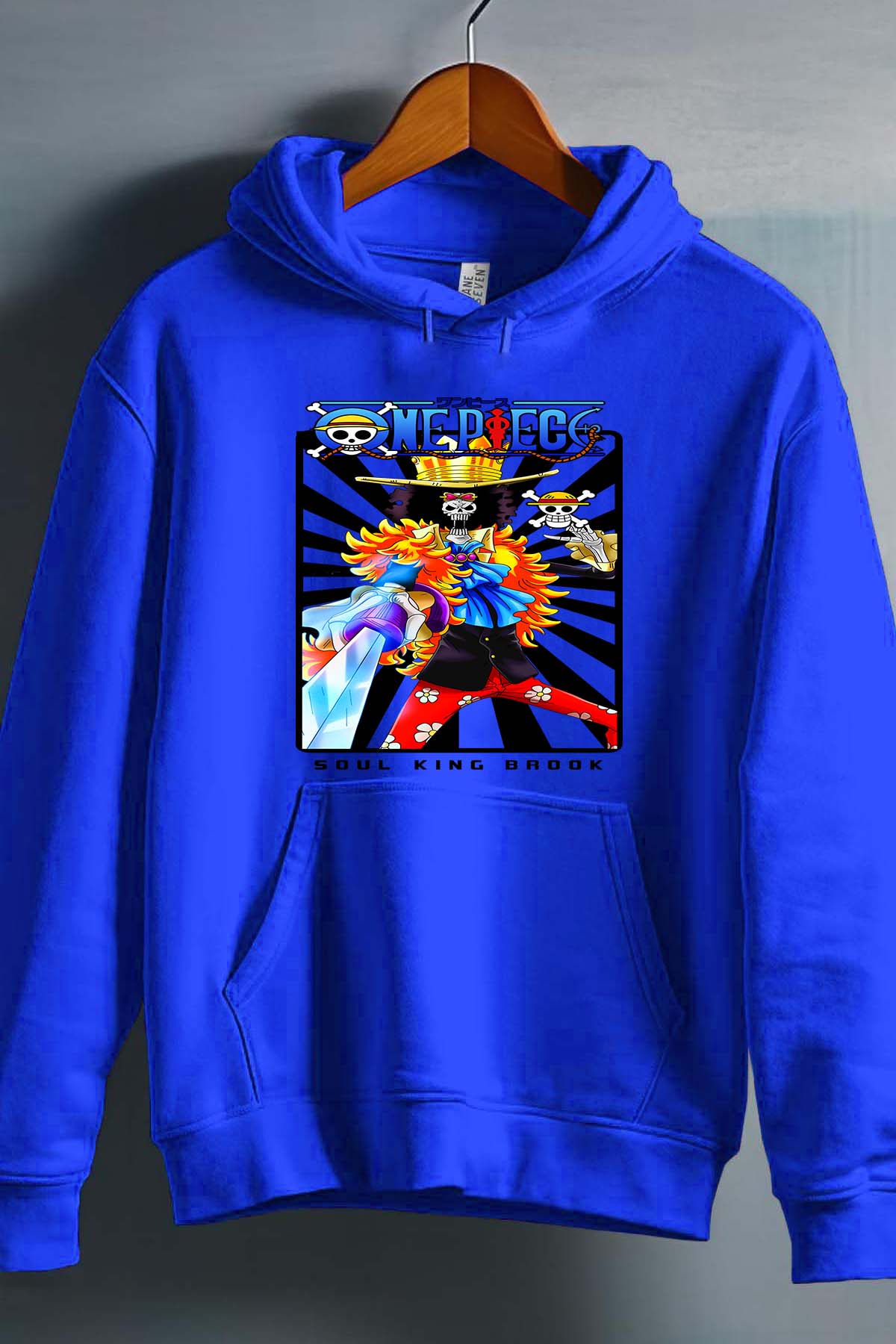 COULEUR:Bleu Roi|Sweat Capuche Garçon | Card BROOK 01 Bleu Roi