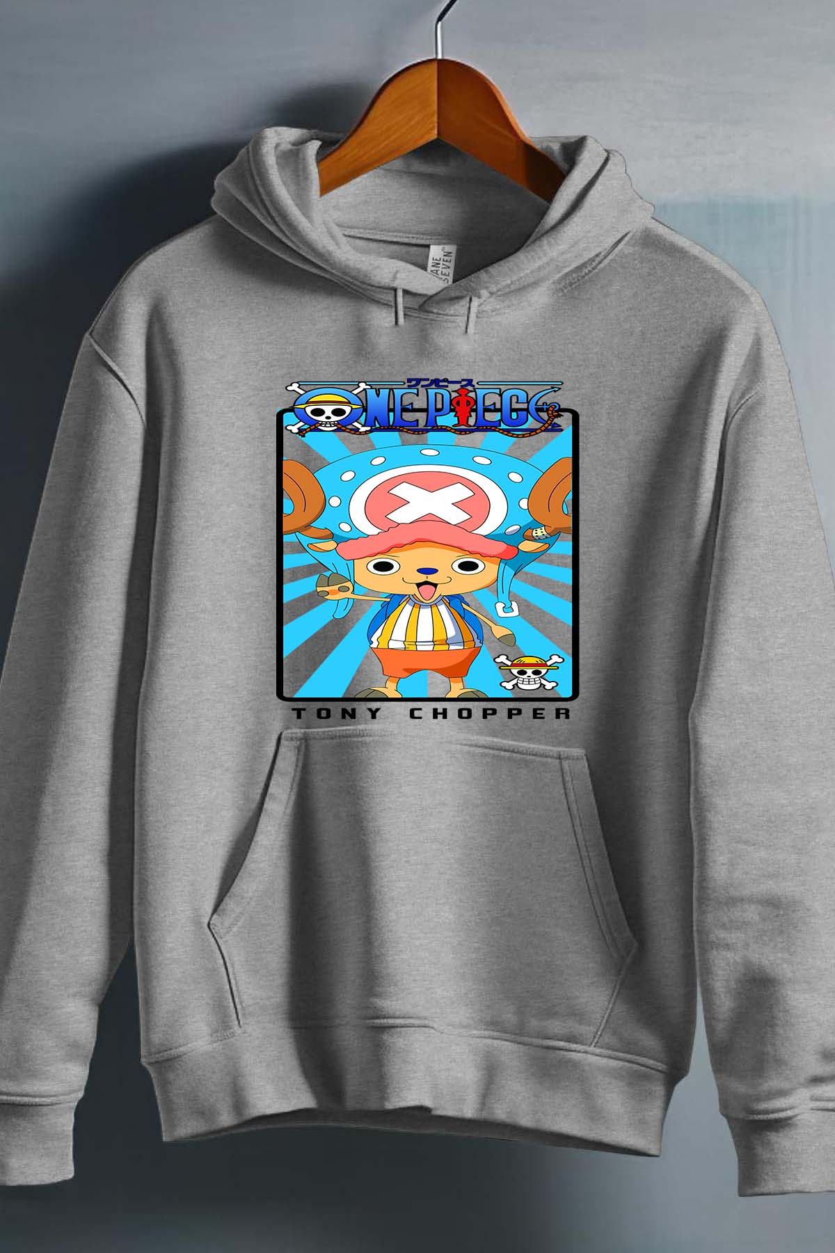COULEUR:Gris|Sweat Capuche Garçon | Card CHOPPER 01 Gris